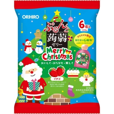 ORIHIRO Xmas Konjac Jelly Pouch Strawberry