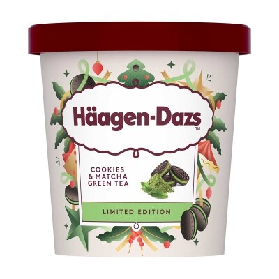 HAAGEN-DAZS Cookies & Matcha Green Tea Ic Pint