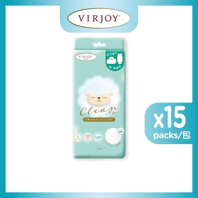 VIRJOY Luxury Clean Facial Towel 15s