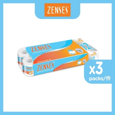 倩絲 倩絲 4層壓花卷紙(原味) [12卷x3]