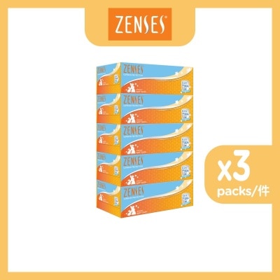 倩絲 倩絲 親膚3層盒裝紙巾 (爽身粉淡香) [5盒x3]