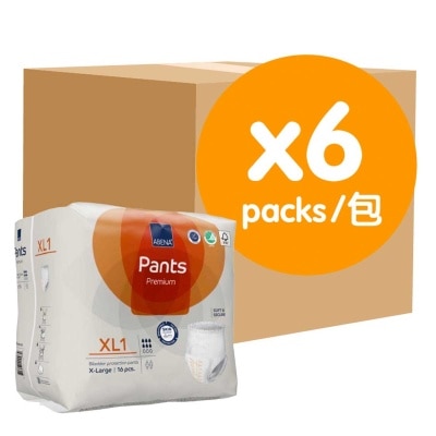 ABENA Pants Premium Xl1 16s (6 Packs)