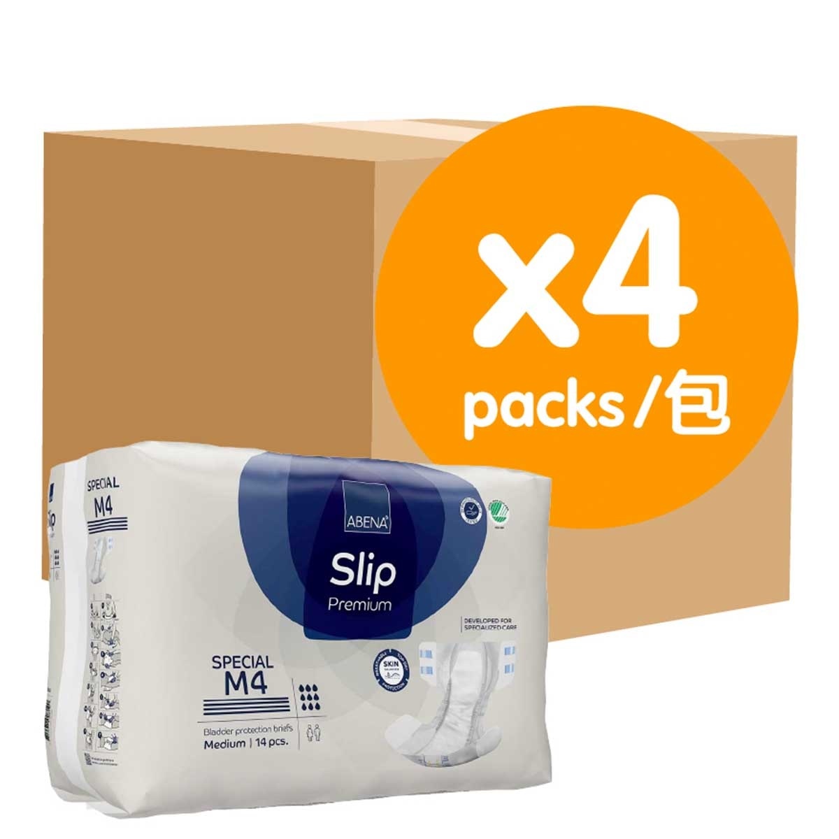 ABENA Slip Premium M4 14s (4 Packs)