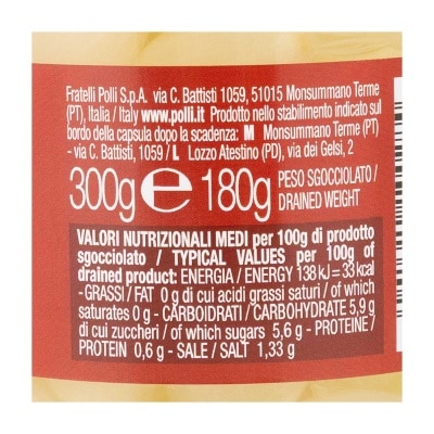 POLLI Spring Onions In Wine Vinegar