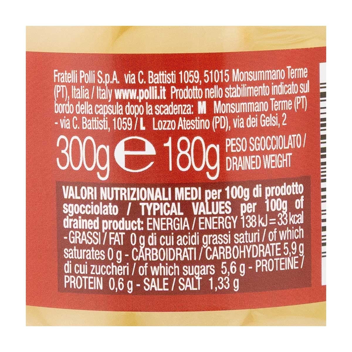 POLLI Spring Onions In Wine Vinegar