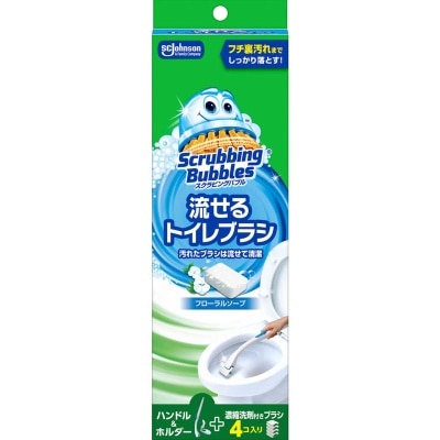 SC JOHNSON 水溶性馬桶清潔刷＋替換刷頭４只