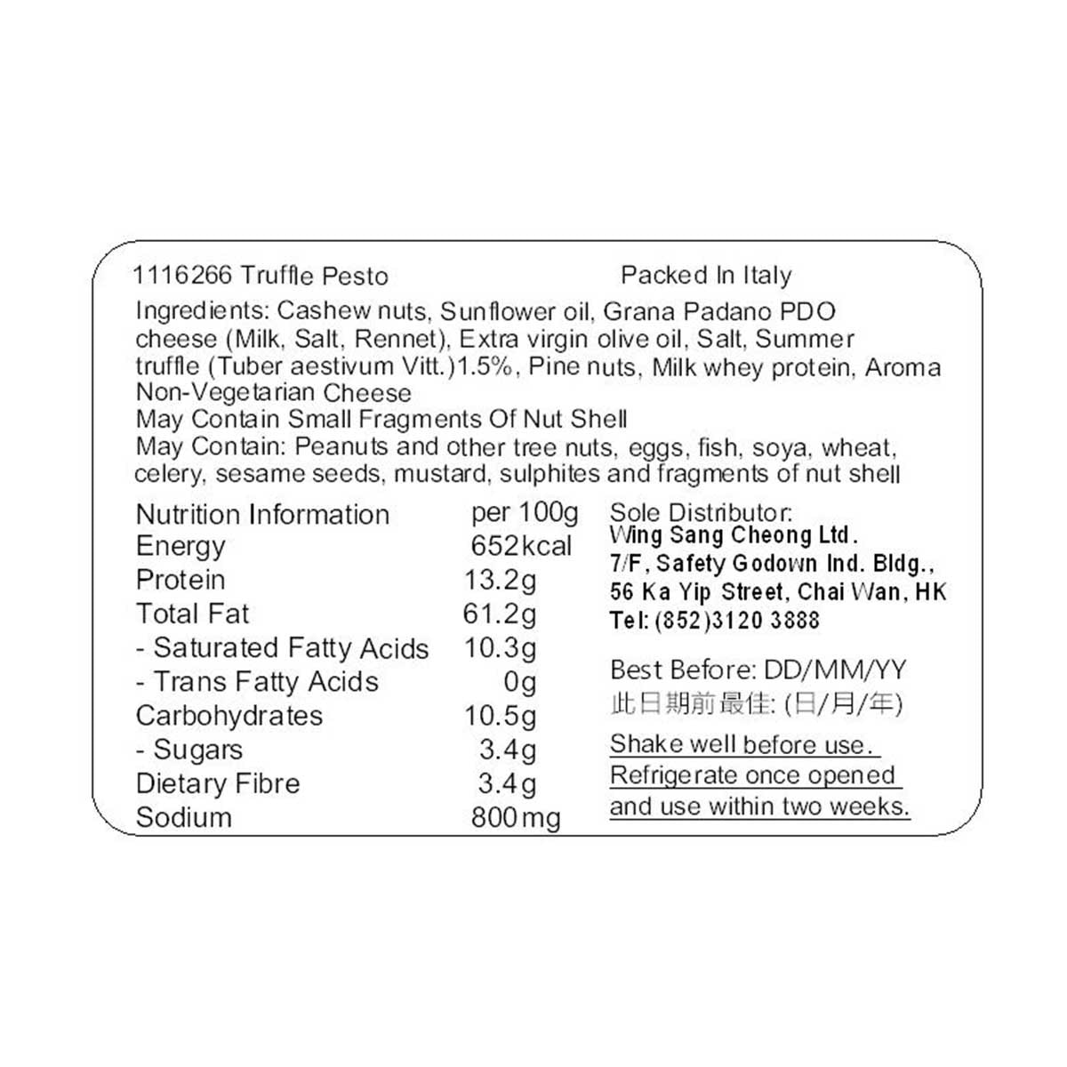 FILIPPO BERIO Truffle Pesto