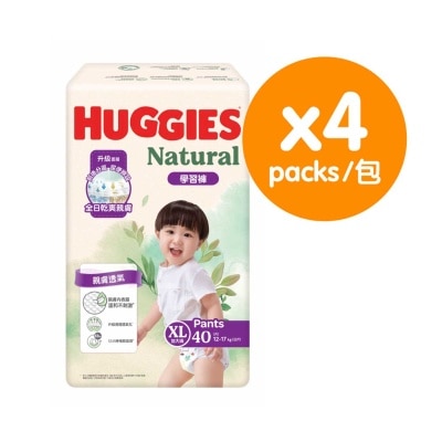 HUGGIES Natural Pants Case Xl40s X4packs