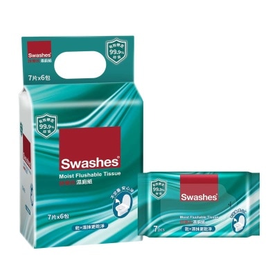 詩樂氏 濕廁紙（７片Ｘ６包）