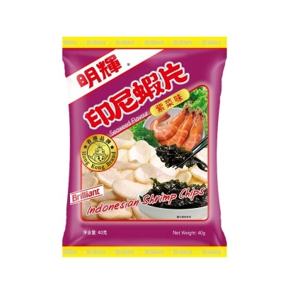 明輝 紫菜味蝦片