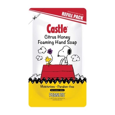 CASTLE 泡沫洗手液（柑橘清香）補充裝