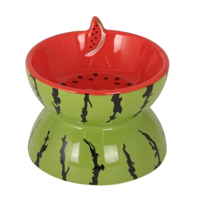 MARS Ceramic Cat Bowl (watermelon)