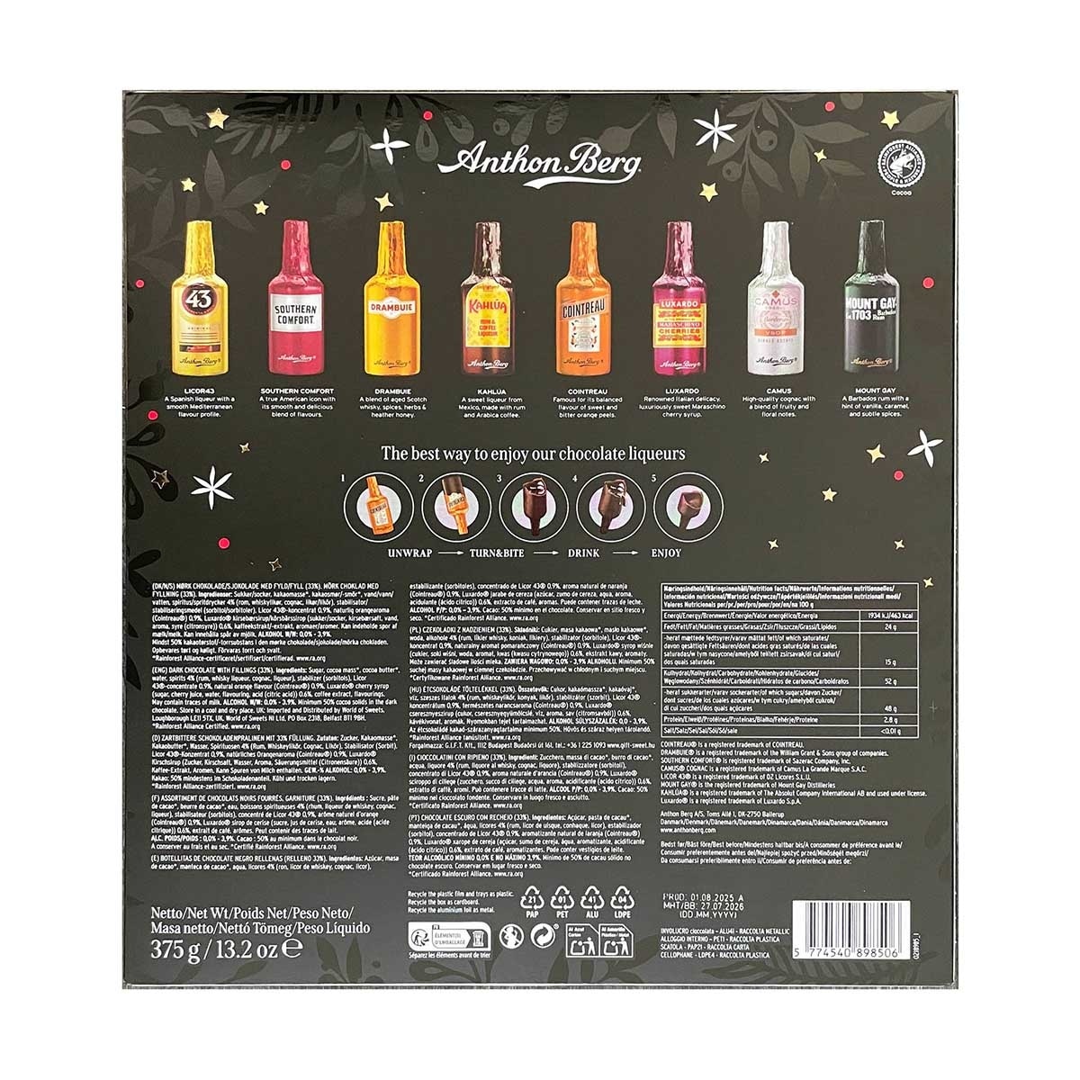 皇室丹麥寶朱古力 酒心朱古力倒數月曆