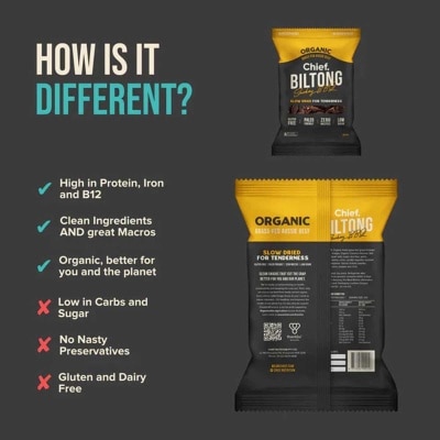 CHIEF. Smokey Bbq Biltong