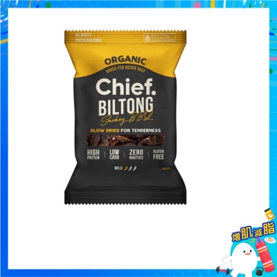 CHIEF. 草飼牛肉乾-煙燻燒烤味