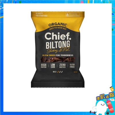 CHIEF. 草飼牛肉乾－煙燻燒烤味 (蛋白零食) image