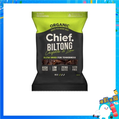CHIEF. 草飼牛肉乾－墨西哥辣椒及青檸味 (蛋白零食) image