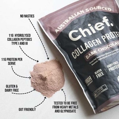 CHIEF. Collagen Powder Chocolate Flavor image