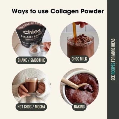CHIEF. Collagen Powder Chocolate Flavor image