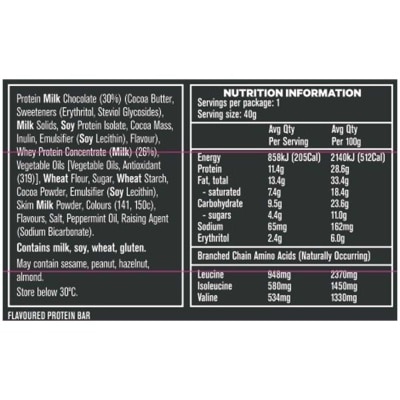 MUSASHI 蛋白威化薄荷朱古力（恢復）