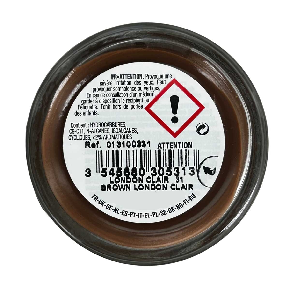 FAMACO 法國高亮鞋膏（淺啡色）