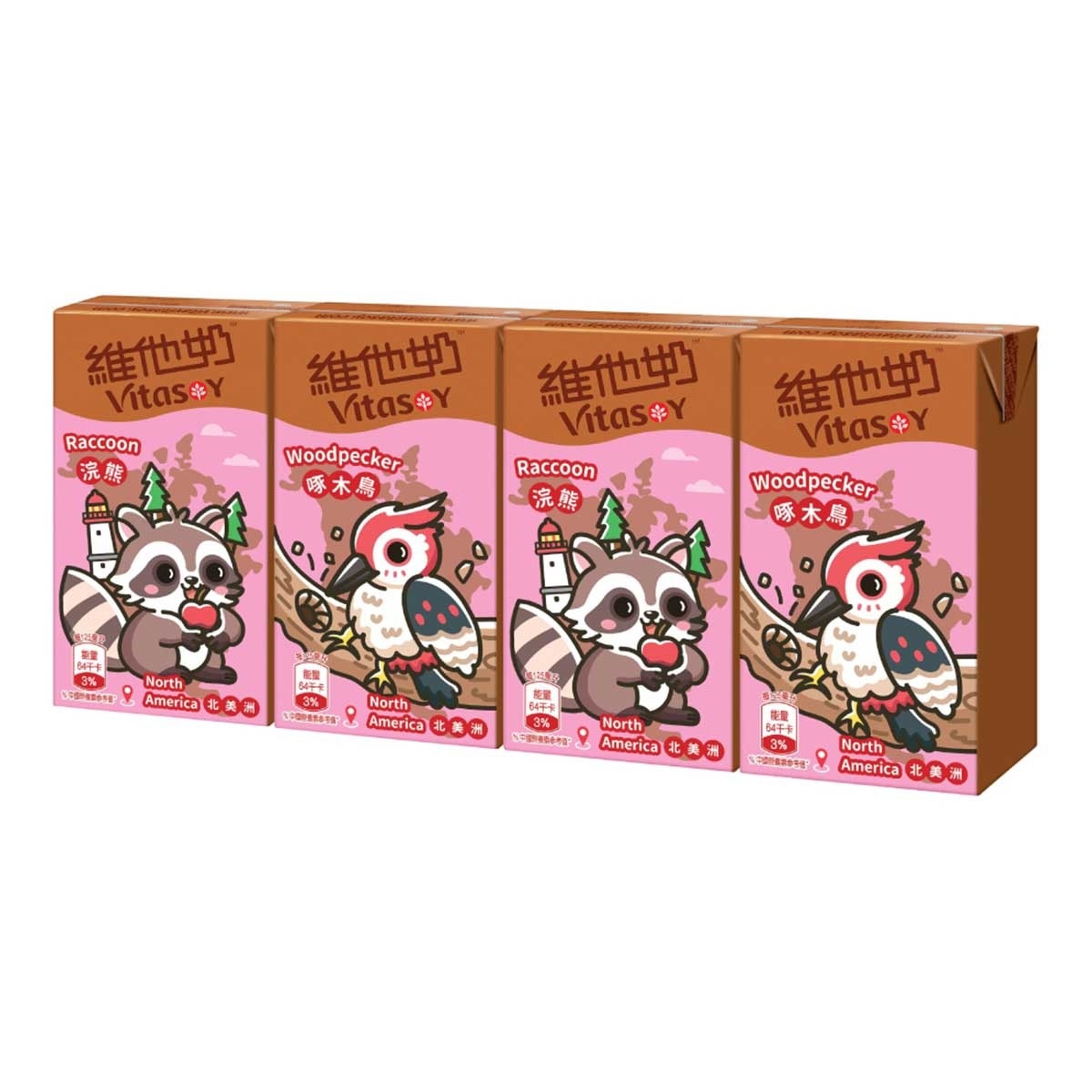 維他奶 麥精豆奶125毫升(4包裝) (包裝隨機)