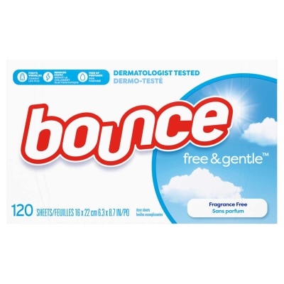 BOUNCE 衣物柔順紙（無香）（美國平行進口）