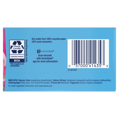 BOUNCE Softener Dryer Sheet Free & Gentle ( U S Imported)