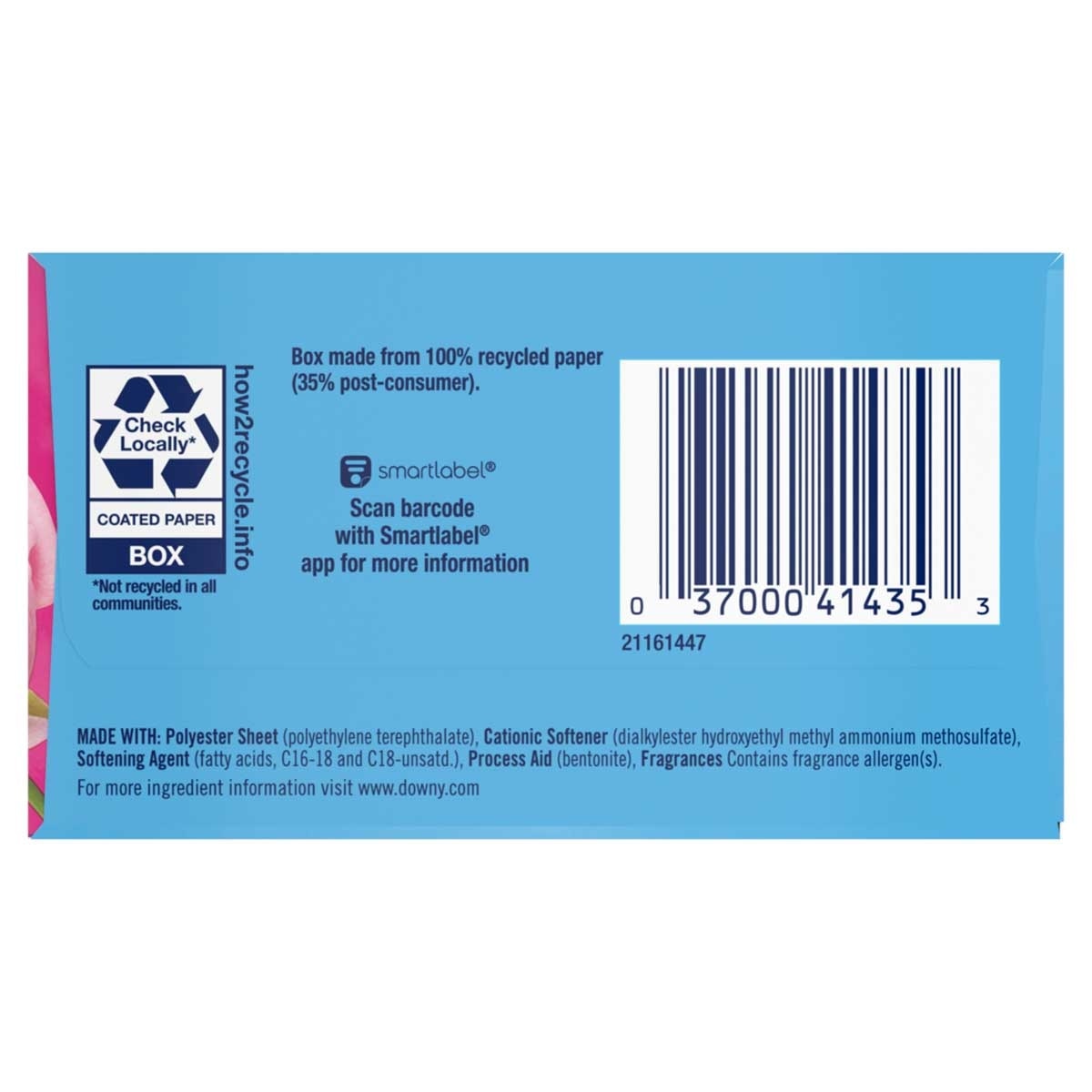 BOUNCE Softener Dryer Sheet Free & Gentle ( U S Imported)