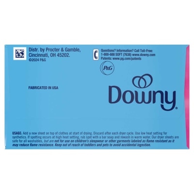 DOWNY 衣物柔順紙（四月花香）（美國平行進口）