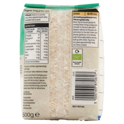 WAITROSE 有機長米 image