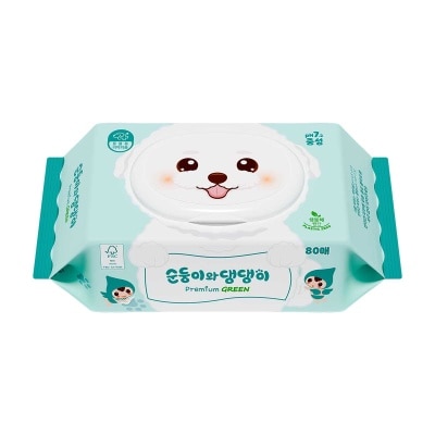 順順兒 狗狗ＧＲＥＥＮ高級護理濕紙巾