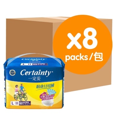 一定妥 一定妥貼身紙尿褲大碼 11片裝（８包優惠裝)）