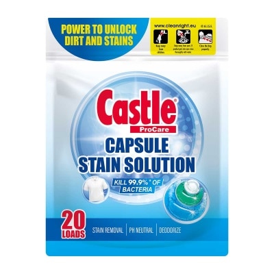 CASTLE 專業抗菌除污洗衣珠