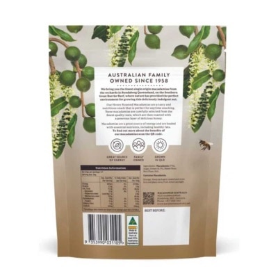 MACADAMIAS AUSTRALIA 蜜糖烤焗夏威夷果仁