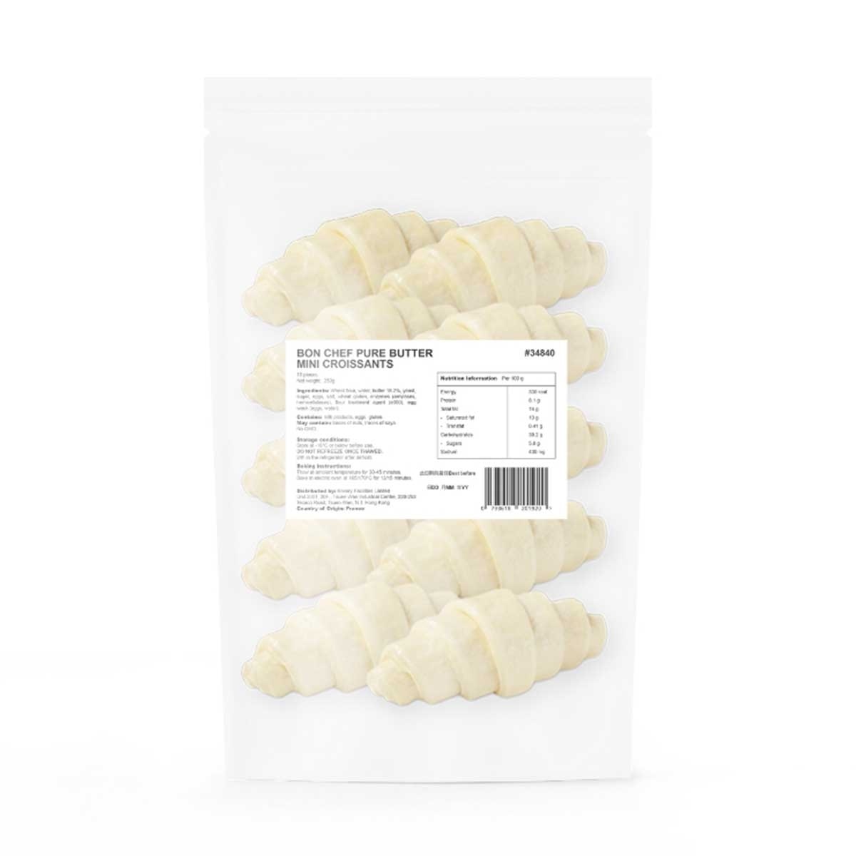 BON CHEF Pure Butter Mini Croissants