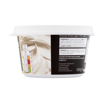 WAITROSE N1 Greek Yogurt With Vanilla