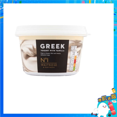WAITROSE N1 - Greek Yogurt With Vanilla