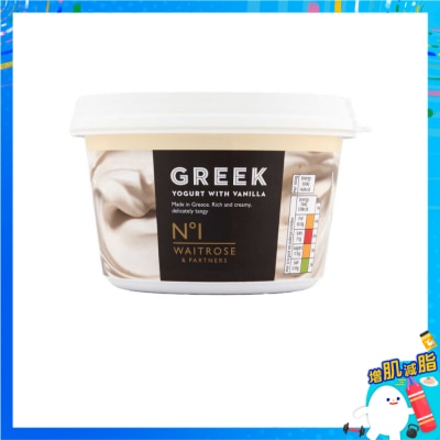 WAITROSE N1 Greek Yogurt With Vanilla
