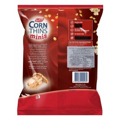 REAL FOODS Gluten Free Corn Thins-bbq Favour