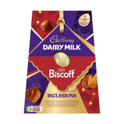 吉百利 - ＢＩＳＣＯＦＦ餅牛奶朱古力 -豪華蛋