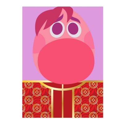 INSIDE OUT 2 6p Red Pocket Set (8cm X 11cm)