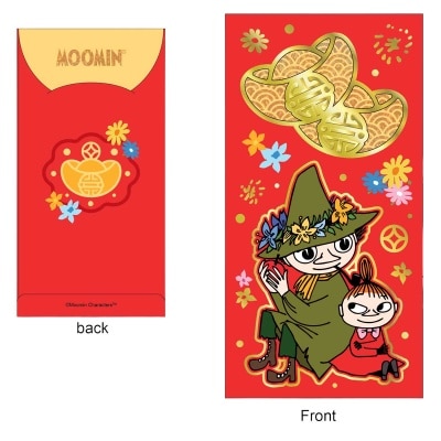 MOOMIN 6p Long Red Pocket