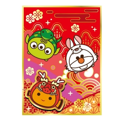 TSUM TSUM 6p 3d Red Pocket Set (8cm X 11cm)