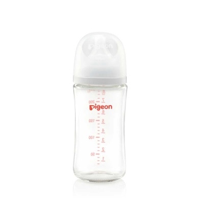 PIGEON Glass Nursing Bottle W+nip