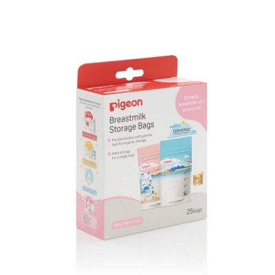 PIGEON Pigeon Breastmilk Storage Bags 120ml Holiday&nbsp;25's
