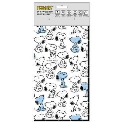 史諾比 - 史努比 廚房毛巾 (4條)