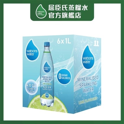 WATSONS - Mineralised Sparkling Water (lime)