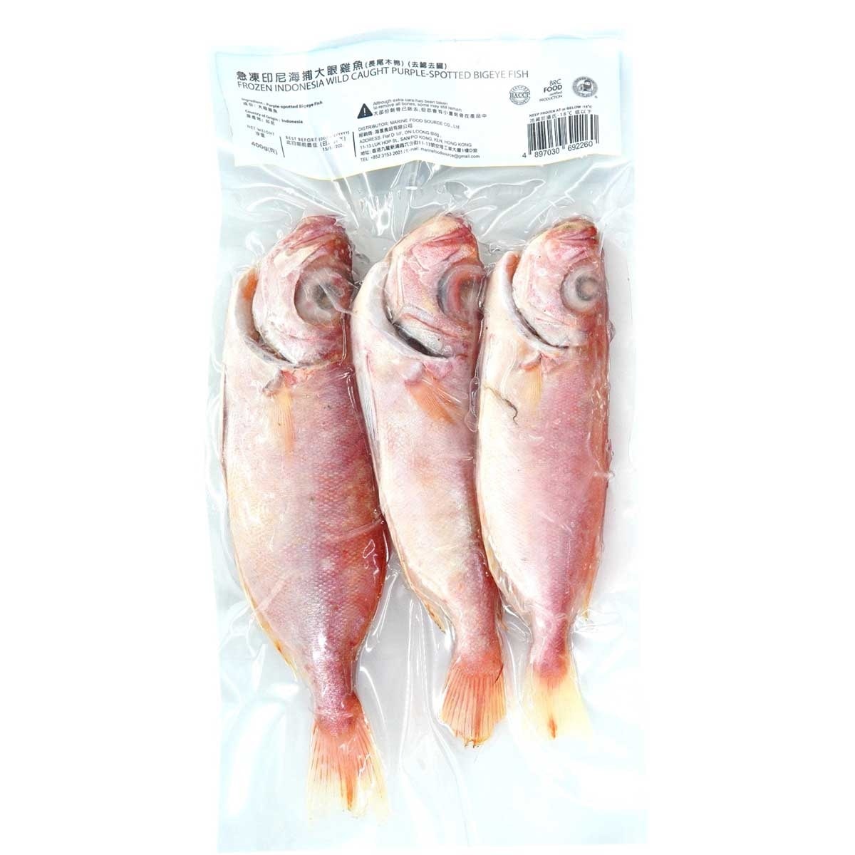 OCEAN MAN Fz W/caught Purple Spot Bigeye Fish(frozen -18°c)