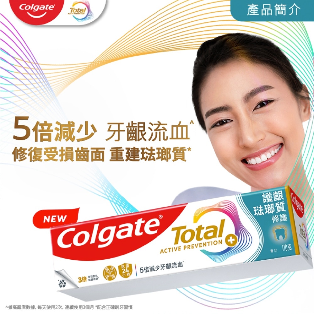 COLGATE Colgate Total Pro Gum Enamel Toothpaste 110g